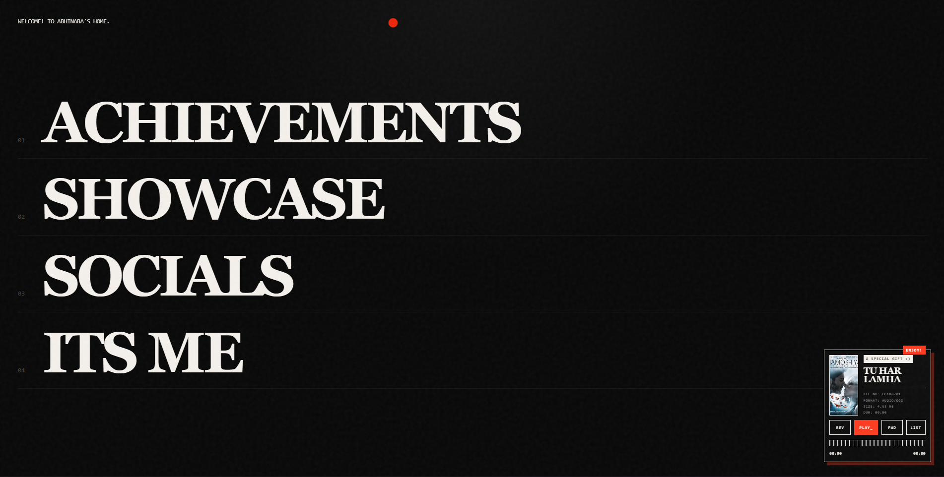 Portfolio Beta CMS screenshot